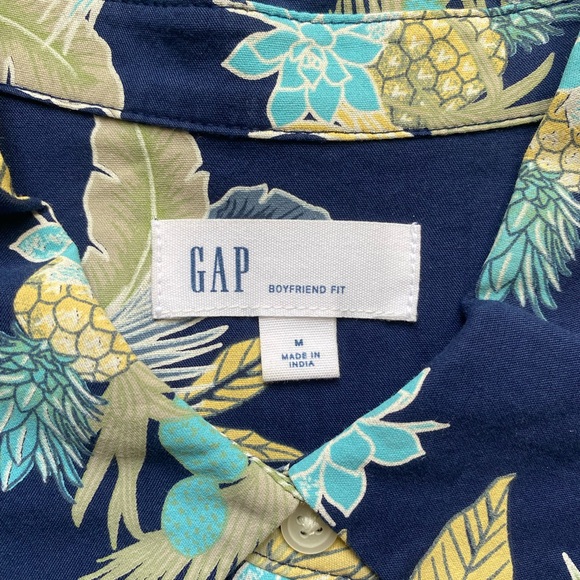 Gap tropical shirt. Size Medium. Multicolour. - Picture 3 of 7